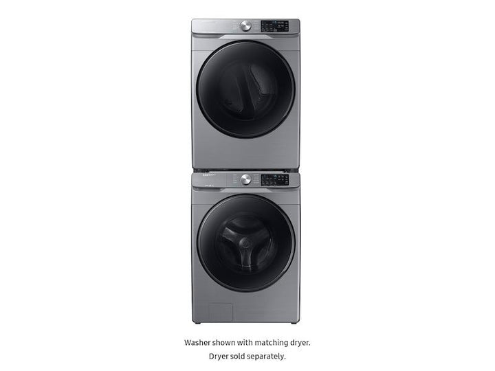 SAMSUNG WF45R6100AP 4.5 cu. ft. Front Load Washer with Steam in Platinum