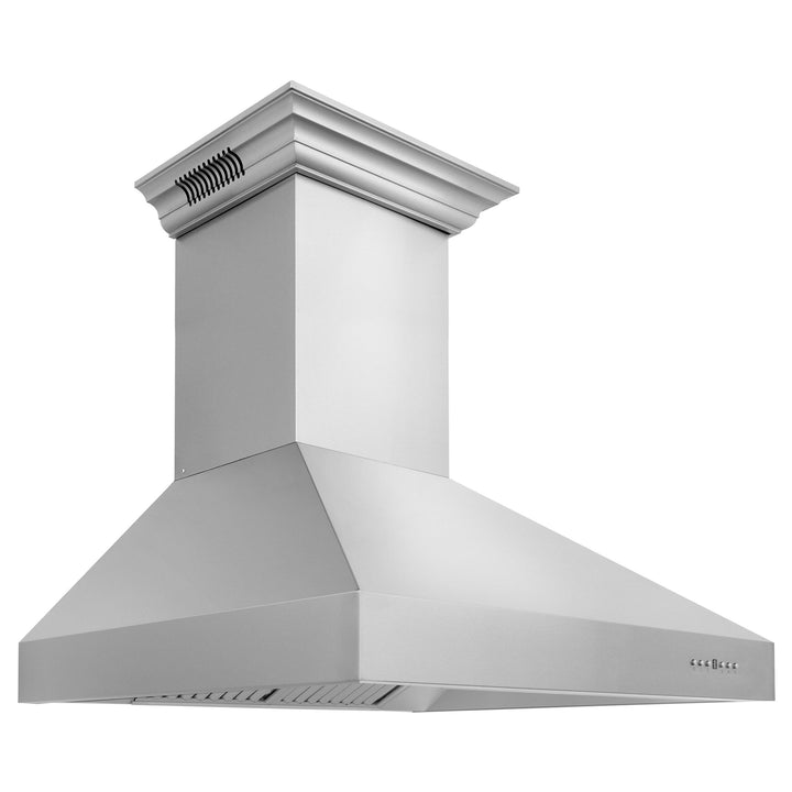 ZLINE KITCHEN AND BATH 697CRNBT30 ZLINE Professional Wall Mount Range Hood in Stainless Steel with Built-in CrownSound TM Bluetooth Speakers Size: 30 Inch