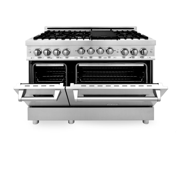 ZLINE KITCHEN AND BATH RG48 ZLINE 48" 6.0 cu. ft. Range with Gas Stove and Gas Oven in Stainless Steel Color: Stainless Steel