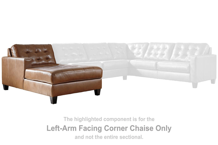 ASHLEY FURNITURE 1110216 Baskove Left-arm Facing Corner Chaise