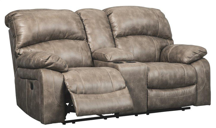 ASHLEY FURNITURE 5160218 Dunwell Power Reclining Loveseat With Console