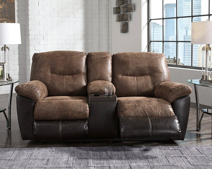 ASHLEY FURNITURE 6520294 Follett Reclining Loveseat With Console