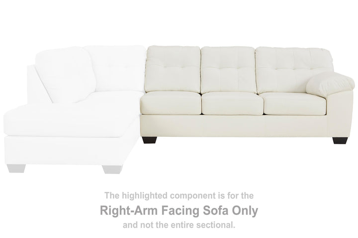 ASHLEY FURNITURE 5970367 Donlen Right-arm Facing Sofa