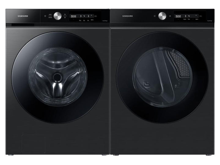 SAMSUNG WF46BB6700AVUS Bespoke 4.6 cu. ft. Large Capacity Front Load Washer with Super Speed Wash and AI Smart Dial in Brushed Black