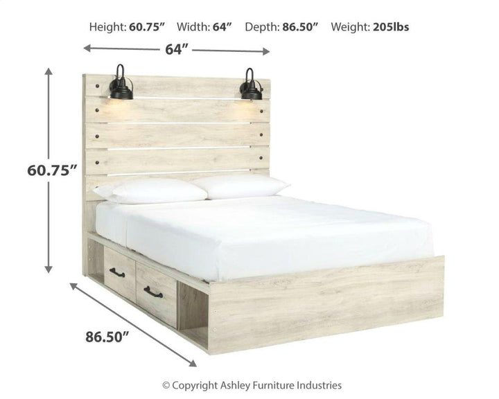 ASHLEY FURNITURE B192B17 Cambeck Queen Panel Bed With 2 Storage Drawers
