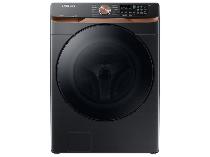 SAMSUNG WF50BG8300AVUS 5.0 cu. ft. Extra Large Capacity Smart Front Load Washer with Super Speed Wash and Steam in Brushed Black