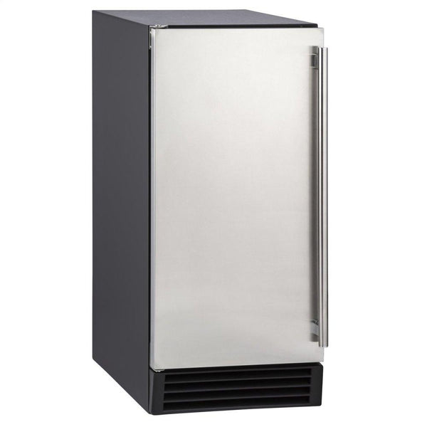 MAXX ICE MIM50 Maxx Ice 50 lb. Freestanding Icemaker in Stainless Steel and Black