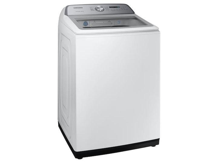 SAMSUNG WA49B5205AW 4.9 cu. ft. Capacity Top Load Washer with ActiveWave TM Agitator and Active WaterJet in White