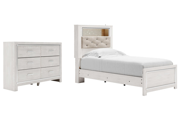 ASHLEY FURNITURE PKG010609 Twin Panel Bookcase Bed With Dresser