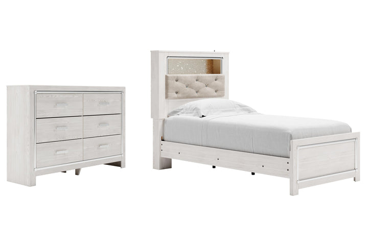 ASHLEY FURNITURE PKG010609 Twin Panel Bookcase Bed With Dresser