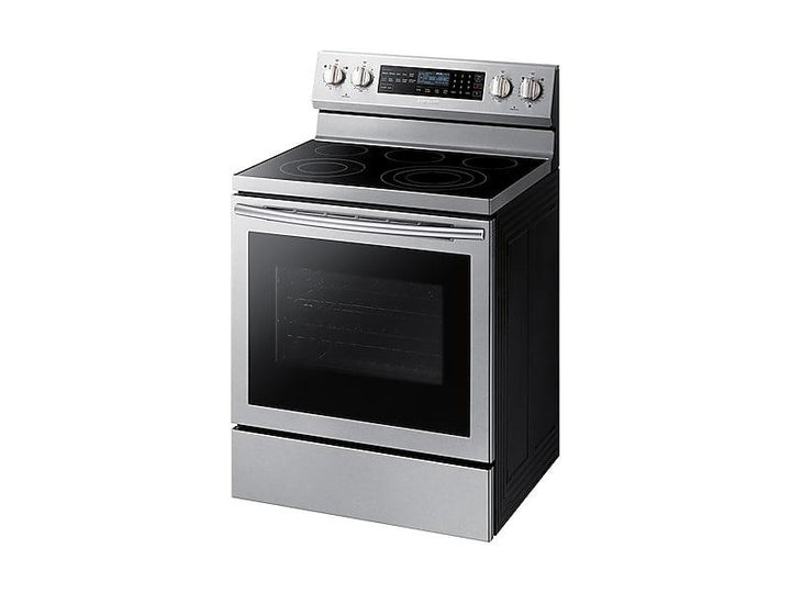 SAMSUNG NE59N6650SS 5.9 cu. ft. Freestanding Electric Range with True Convection & Steam Assist in Stainless Steel