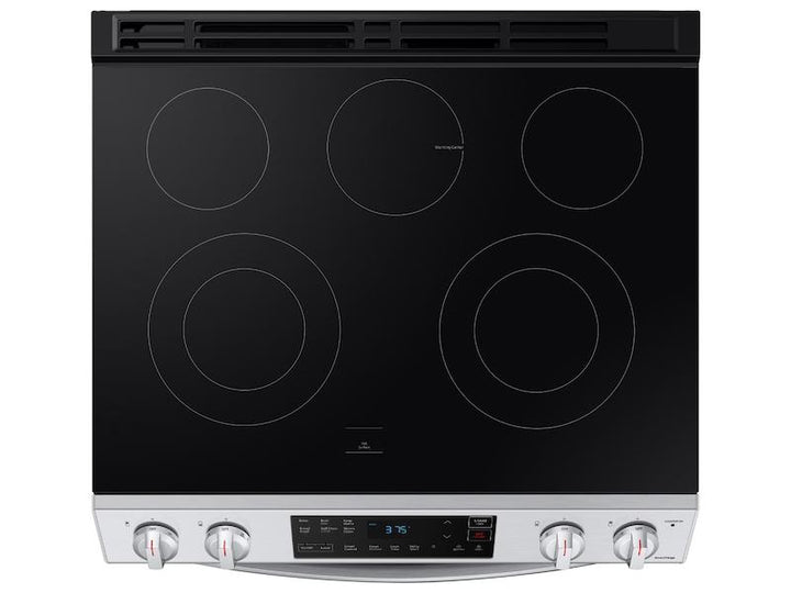 SAMSUNG NE63T8111SS 6.3 cu. ft. Smart Slide-in Electric Range in Stainless Steel