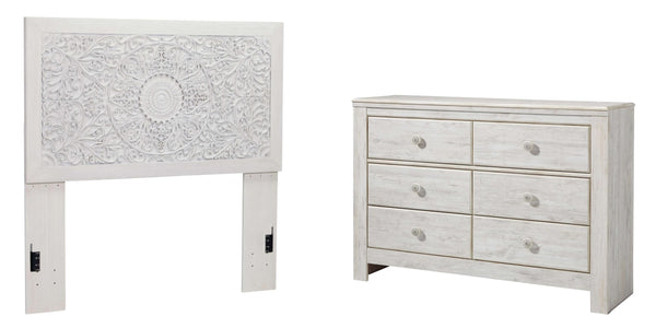 ASHLEY FURNITURE PKG002870 Full Panel Headboard With Dresser