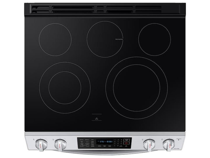 SAMSUNG NE63BG8315SSAA 6.3 cu. ft. Smart Slide-in Electric Range with Air Fry & Convection in Stainless Steel