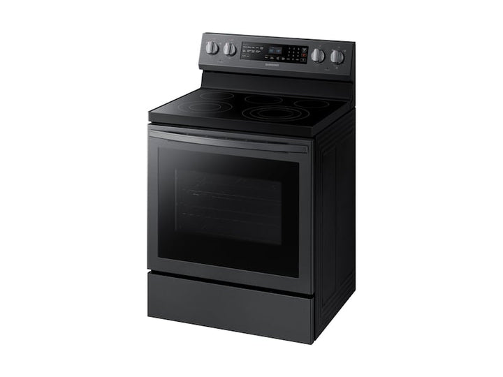 SAMSUNG NE59R6631SG 5.9 cu. ft. Freestanding Electric Range with True Convection in Black Stainless Steel