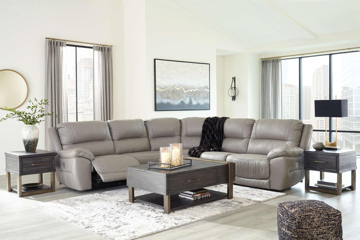 ASHLEY FURNITURE U71605S1 Dunleith 5-piece Power Reclining Sectional