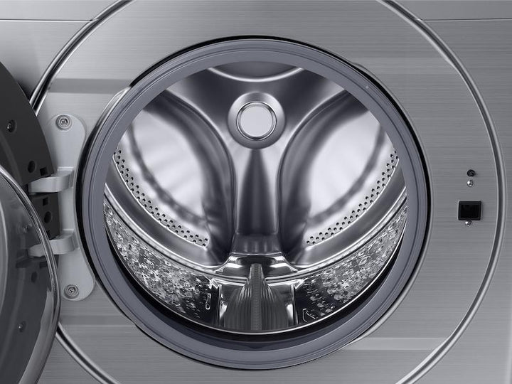 SAMSUNG WF45T6000AP 4.5 cu. ft. Front Load Washer with Vibration Reduction Technology+ in Platinum