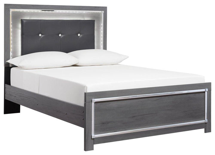 ASHLEY FURNITURE PKG003599 Queen Panel Bed With Mirrored Dresser, Chest and 2 Nightstands