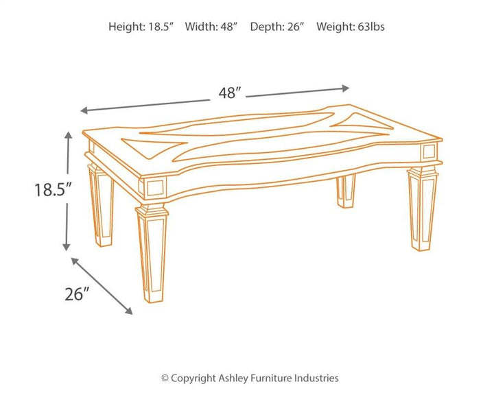 ASHLEY FURNITURE PKG007053 Coffee Table With 2 End Tables