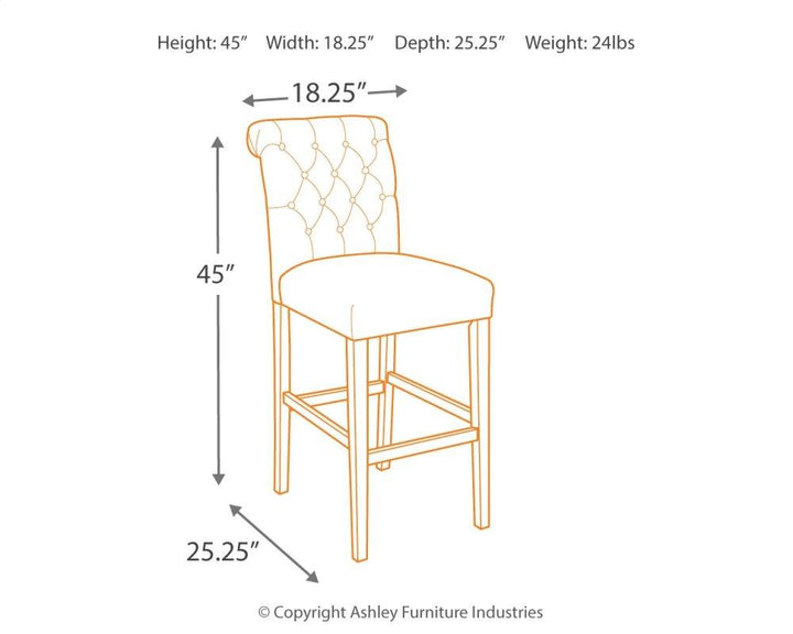 ASHLEY FURNITURE D530SDE 2-piece Bar Stool Package