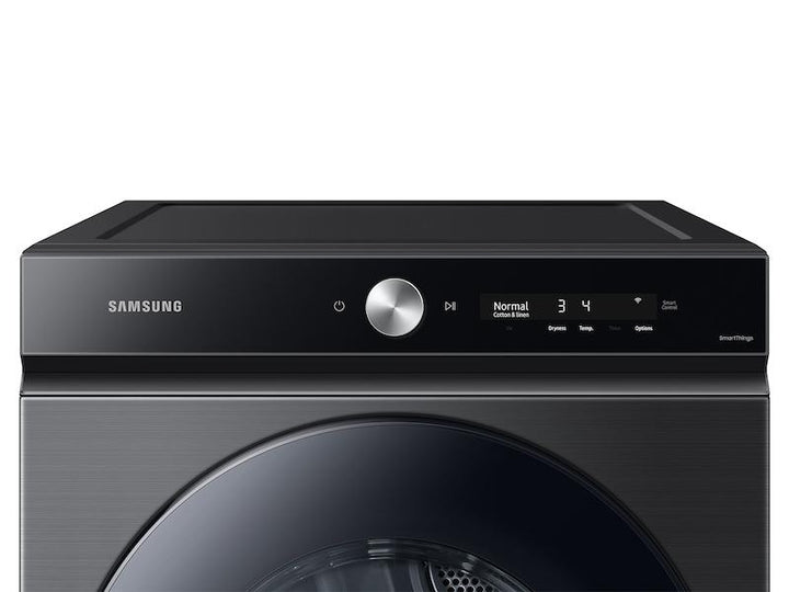 SAMSUNG DVE53BB8700VA3 Bespoke 7.6 cu. ft. Ultra Capacity Electric Dryer with Super Speed Dry and AI Smart Dial in Brushed Black