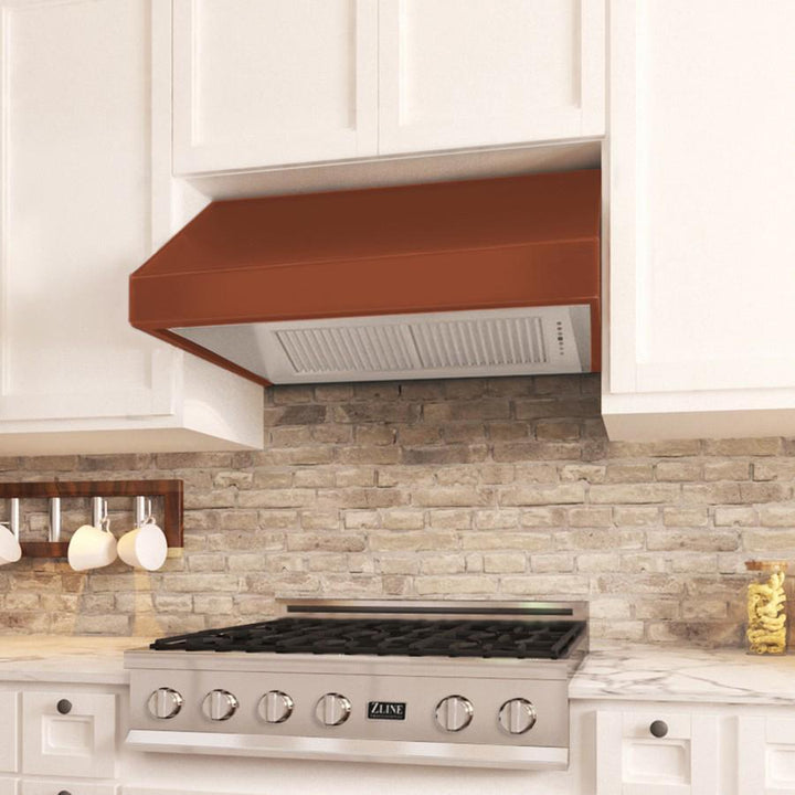 ZLINE KITCHEN AND BATH 8685C30 ZLINE Designer Series Under Cabinet Range Hood Size: 30 Inch