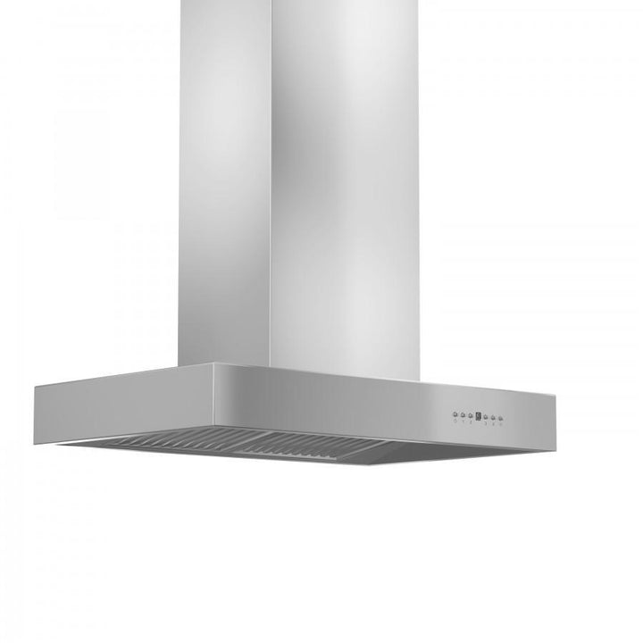 ZLINE KITCHEN AND BATH KECOMI30436 ZLINE Ducted Outdoor Island Mount Range Hood in Stainless Steel Size: 36 Inch