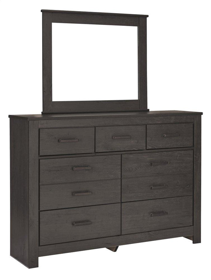 ASHLEY FURNITURE PKG003861 Queen/full Panel Headboard With Mirrored Dresser and Chest