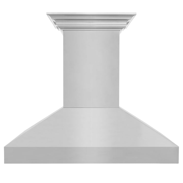 ZLINE KITCHEN AND BATH 597ICRNBT36 ZLINE Professional Island Mount Range Hood in Stainless Steel with Built-in CrownSound R Bluetooth Speakers Size: 36 Inch