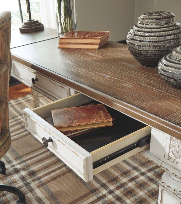 ASHLEY FURNITURE H743H2 Realyn 2-piece Home Office Lift Top Desk
