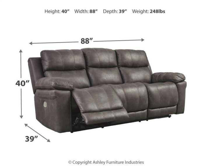 ASHLEY FURNITURE 3000415 Erlangen Power Reclining Sofa