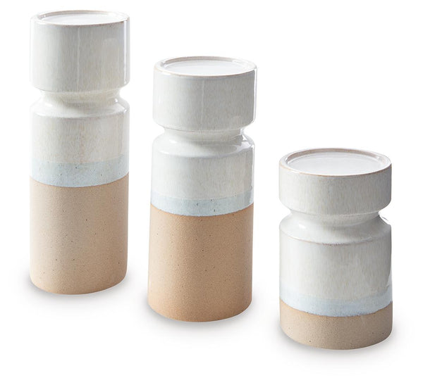ASHLEY FURNITURE A2000583 Hurston Candle Holder set of 3