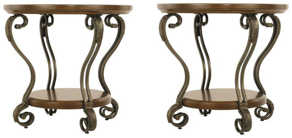 ASHLEY FURNITURE PKG008474 2 End Tables