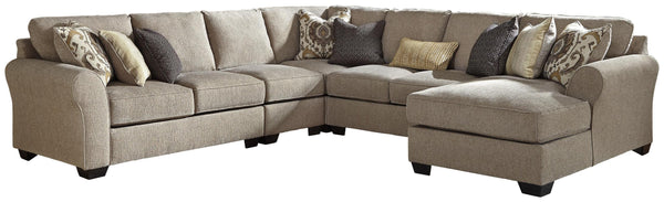 ASHLEY FURNITURE 39122S4 Pantomine 5-piece Sectional With Chaise