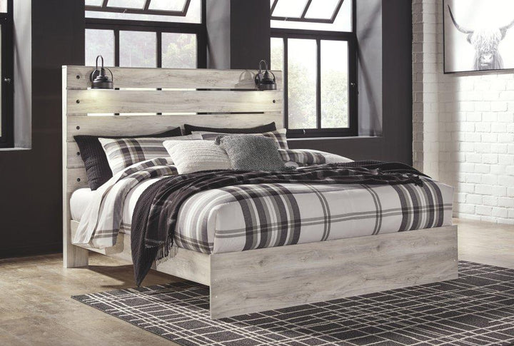 ASHLEY FURNITURE PKG003043 King Panel Bed With 2 Storage Drawers With Dresser