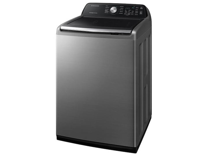 SAMSUNG WA45T3400AP 4.5 cu. ft. Capacity Top Load Washer with Active WaterJet in Platinum