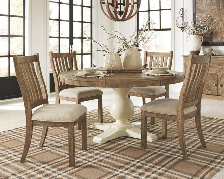 ASHLEY FURNITURE PKG008111 Dining Table and 4 Chairs