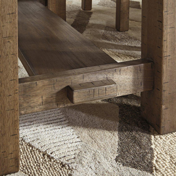 ASHLEY FURNITURE PKG000165 Counter Height Dining Table and 4 Barstools and Bench