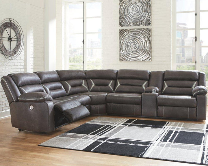 ASHLEY FURNITURE 13104S3 Kincord 4-piece Power Reclining Sectional