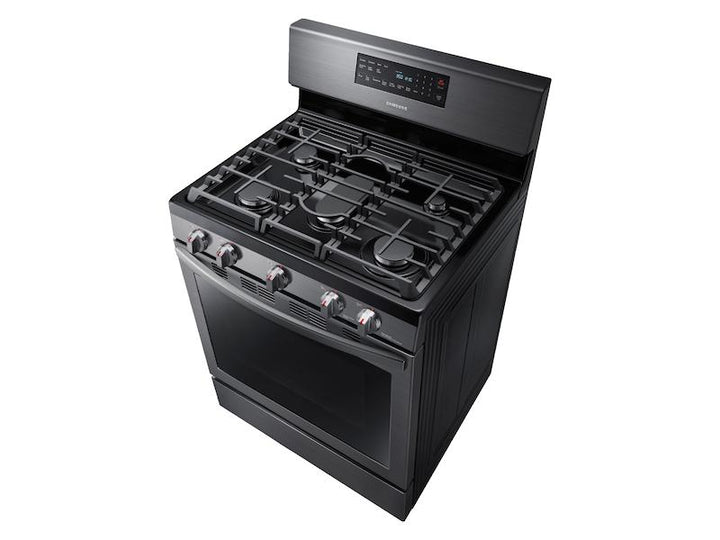 SAMSUNG NX58R5601SG 5.8 cu. ft. Freestanding Gas Range with Convection in Black Stainless Steel