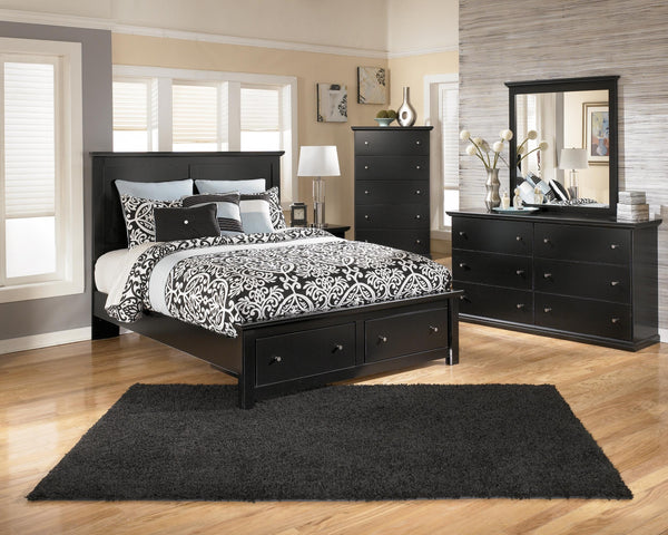 ASHLEY FURNITURE PKG007412 Queen/full Panel Headboard With Mirrored Dresser and Chest