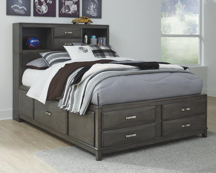 ASHLEY FURNITURE B476B4 Caitbrook Full Storage Bed With 7 Drawers