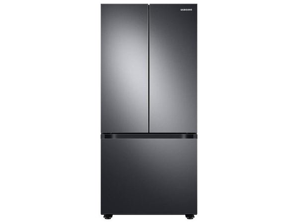 SAMSUNG RF22A4121SG 22 cu. ft. Smart 3-Door French Door Refrigerator in Black Stainless Steel