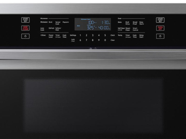 SAMSUNG NQ70T5511DS 30" Smart Microwave Combination Wall Oven in Stainless Steel