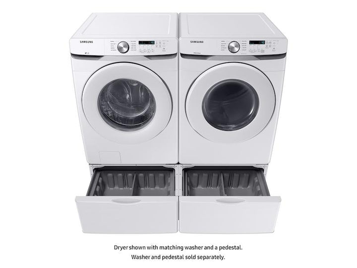 SAMSUNG DVE45T6000W 7.5 cu. ft. Electric Dryer with Sensor Dry in White