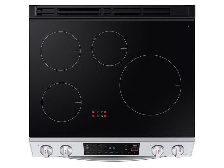 SAMSUNG NE63B8211SS 6.3 cu. ft. Smart Rapid Heat Induction Slide-in Range in Stainless Steel