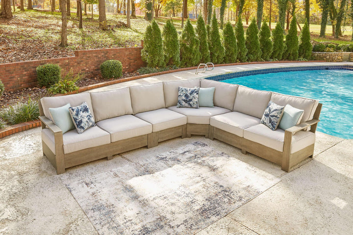 ASHLEY FURNITURE P804P2 Silo Point 4-piece Outdoor Sectional