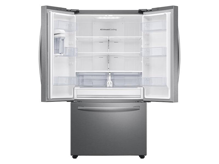 SAMSUNG RF28T5021SR 28 cu. ft. Large Capacity 3-Door French Door Refrigerator with AutoFill Water Pitcher in Stainless Steel