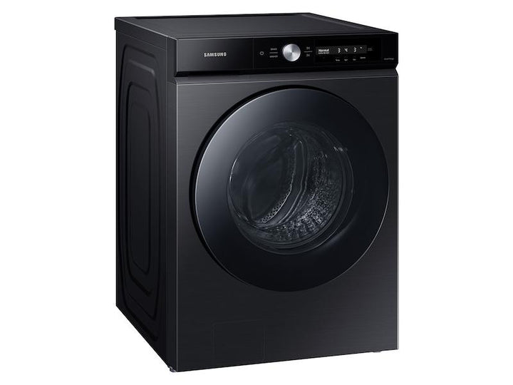 SAMSUNG WF46BB6700AVUS Bespoke 4.6 cu. ft. Large Capacity Front Load Washer with Super Speed Wash and AI Smart Dial in Brushed Black