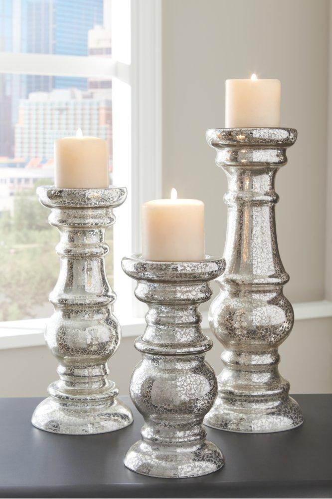 ASHLEY FURNITURE A2000249 Rosario Candle Holder set of 3